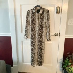 Snake Print Dress